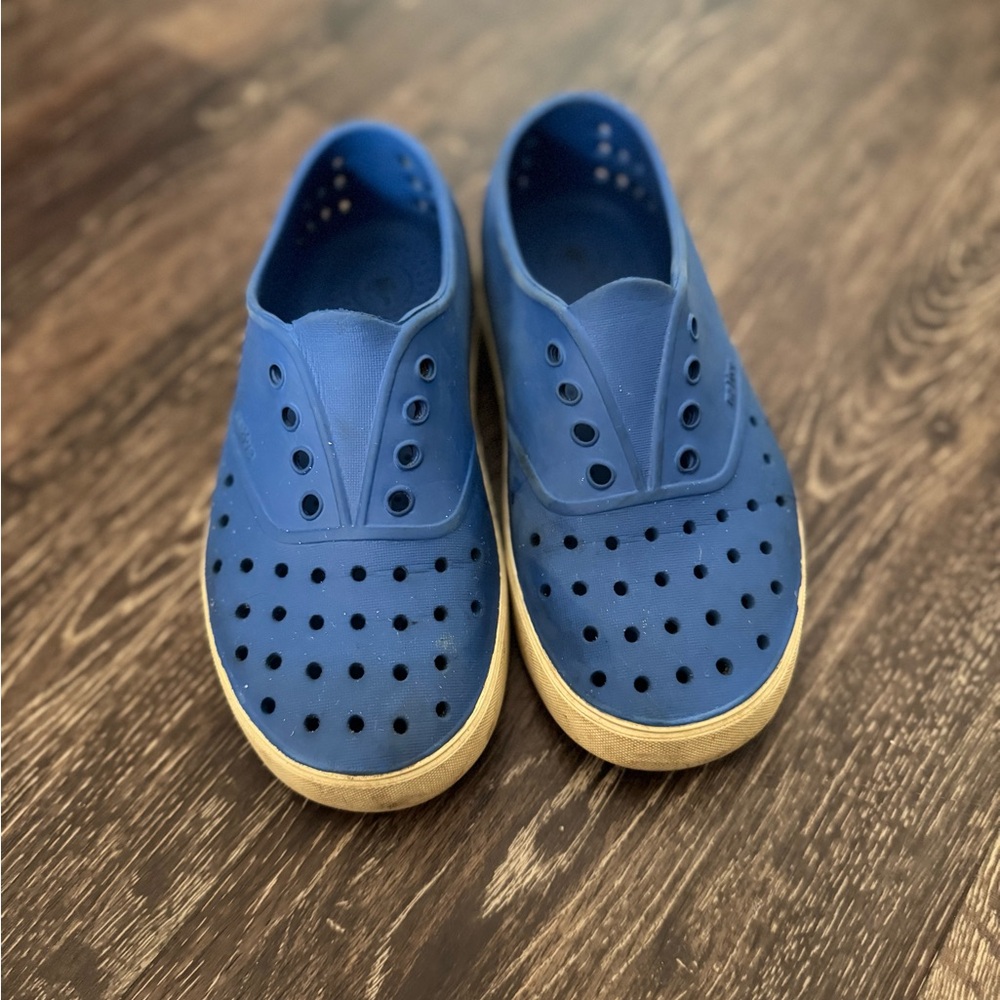 Kids Native Blue Slip-On Shoes